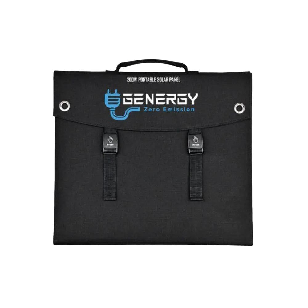 faltbares solarpanel genergy GZE200 bag