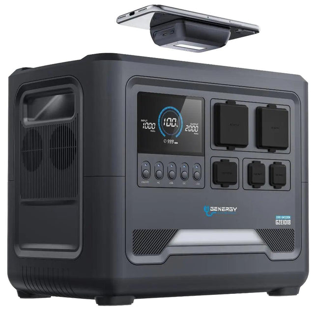 GENERGY GZE-1018 Powerstation 1800 Watt und 1024 Wh ideal für PV-Anlagen