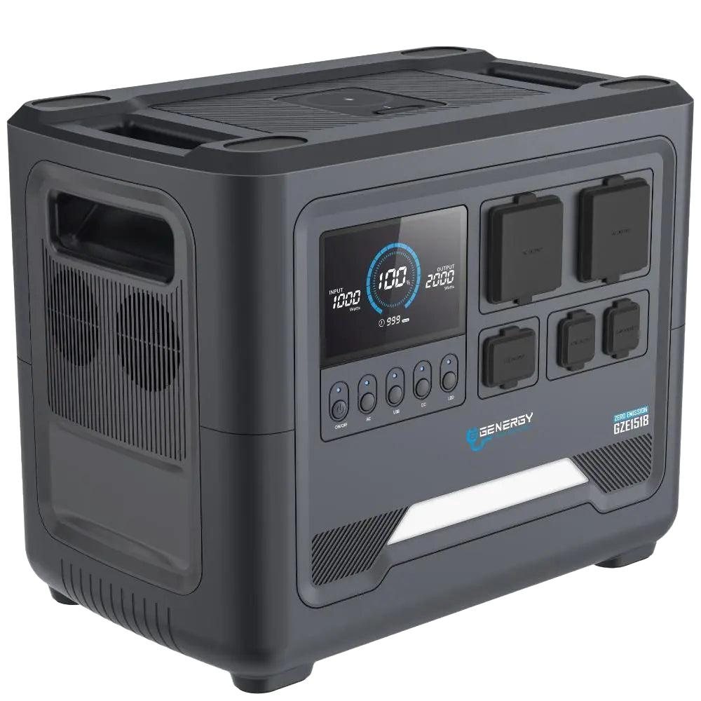 GENERGY GZE-1518 Powerstation 2200 Watt und 1536 Wh optimal für PV-Anlagen