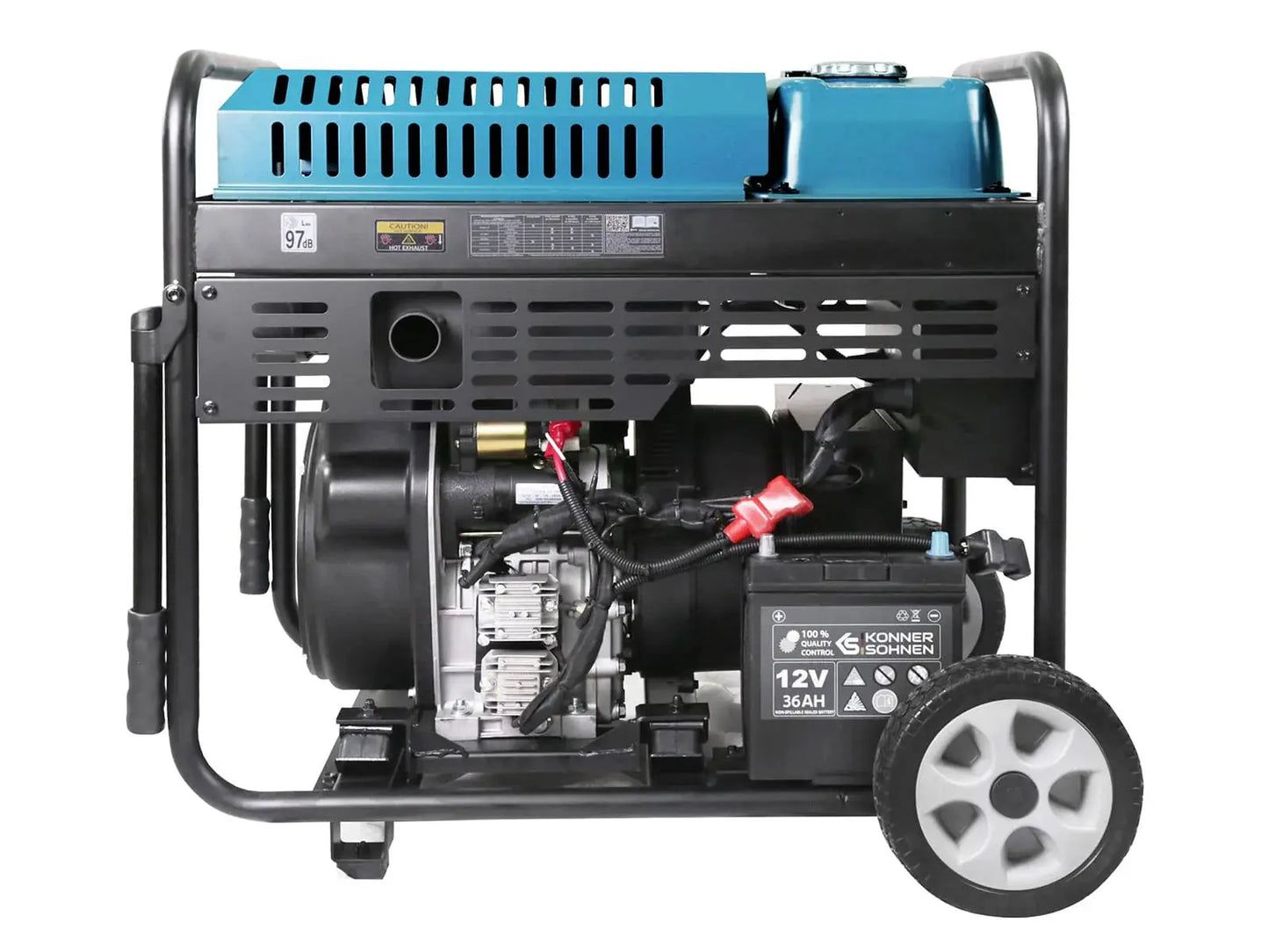 10.000 Watt Diesel Inverter Stromerzeuger Open Frame KS 9500iDE ATSR 